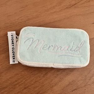 Stoney clover lane SCL Mermaid embroidered Terry Turtle small pouch